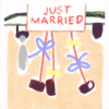 Just Married - Wedding WhatsApp ecard