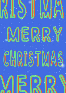 Christmas Bounce - Mobile ecard sent as a WhatsApp card