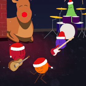 Jingle Bell Rock - Christmas ecard sent in WhatsApp