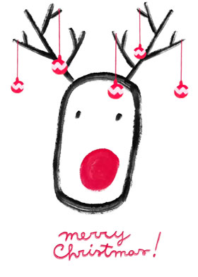 Reindeer Cheer - mobile ecard sent as a WhatsApp card