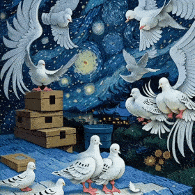 Peace Dove - mobile ecard