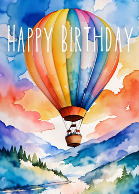 Ballooning - mobile ecard sent as a WhatsApp card