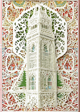 Big Ben Revolve - mobile ecard sent as a Christmas WhatsApp card