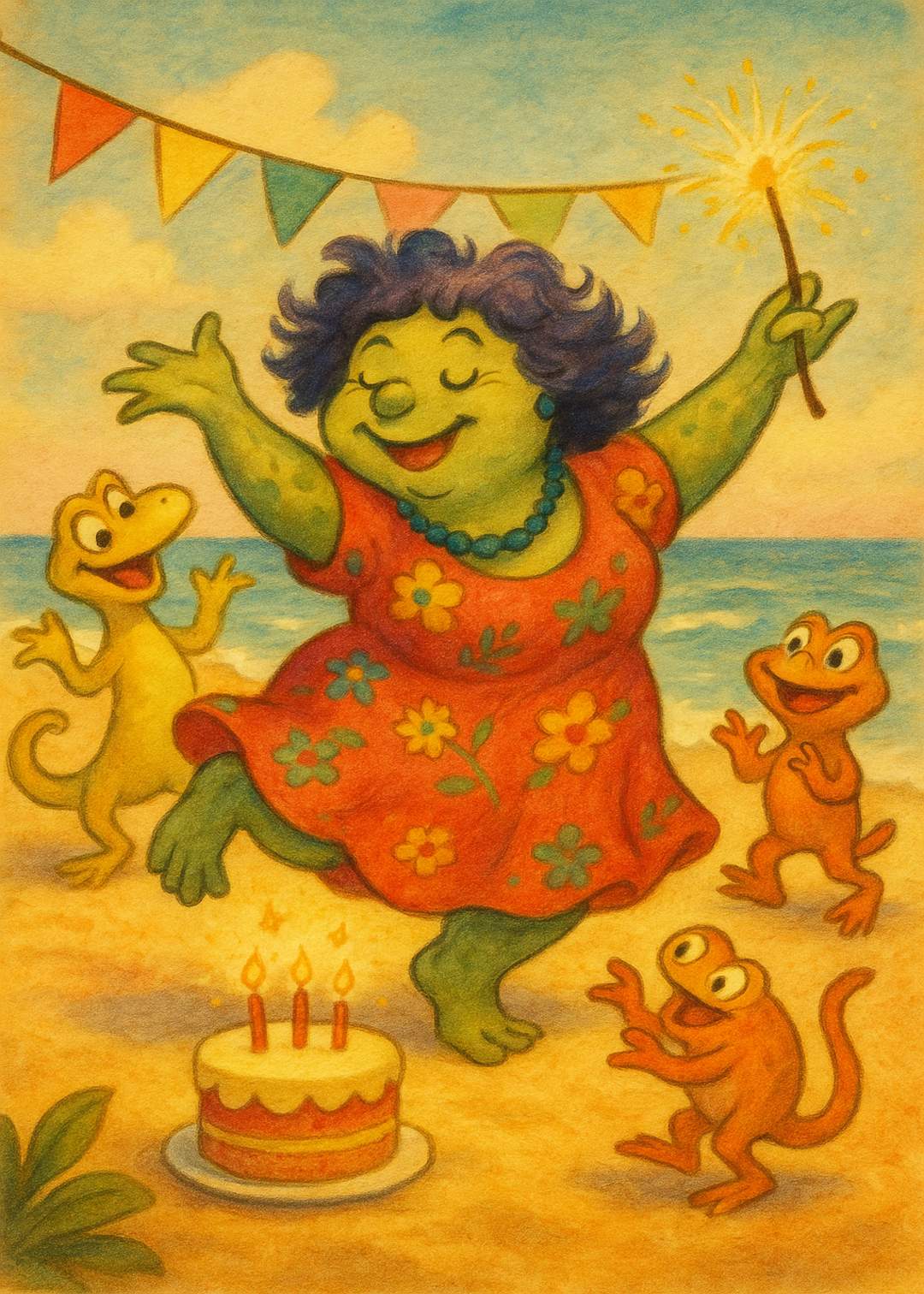 Dancing Magic Instant WhatsApp Card