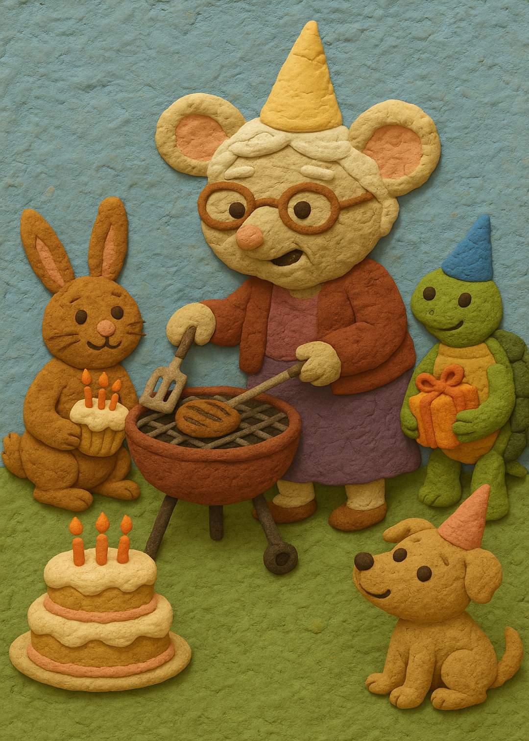 Barbecue Birthday instant WhatsApp Card